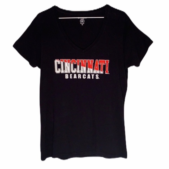 UNIVERSITY OF CINCINNATI UC BEARCATS T-shirt Red Black White Size Extra large - Picture 1 of 6